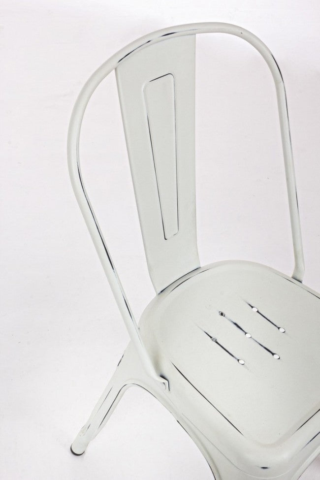 SEDIA MINNESOTA BIANCO ANTICO