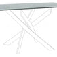 PIANO RETT TAVOLO GEORGE FUME' 160X90
