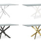 PIANO RETT TAVOLO GEORGE FUME' 160X90