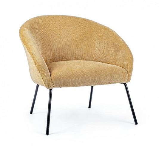 POLTRONA AIKO VELVET GIALLO