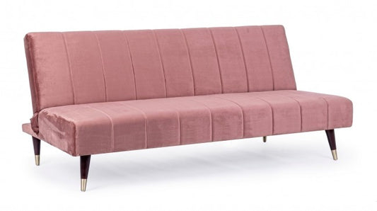 DIVANO LETTO 3P ALMA ROSA