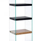 LIBRERIA 5P LINE WOOD NERO