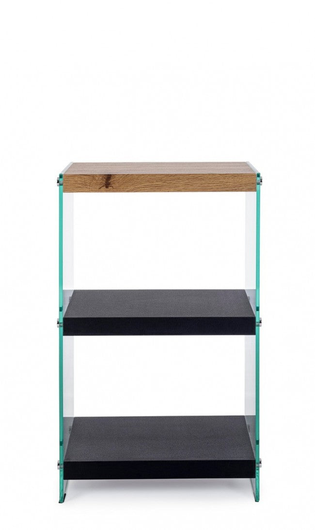 LIBRERIA 3P LINE WOOD NERO