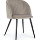 SEDIA QUEEN VELVET TORTORA