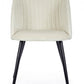 SEDIA QUEEN VELVET BIANCO