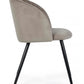 SEDIA QUEEN VELVET TORTORA