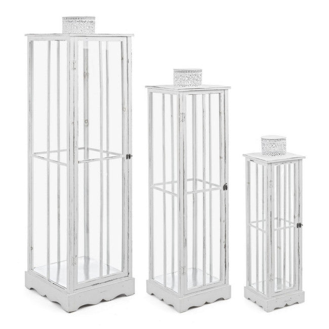 SET3 LANTERNA ASTANA BIANCO
