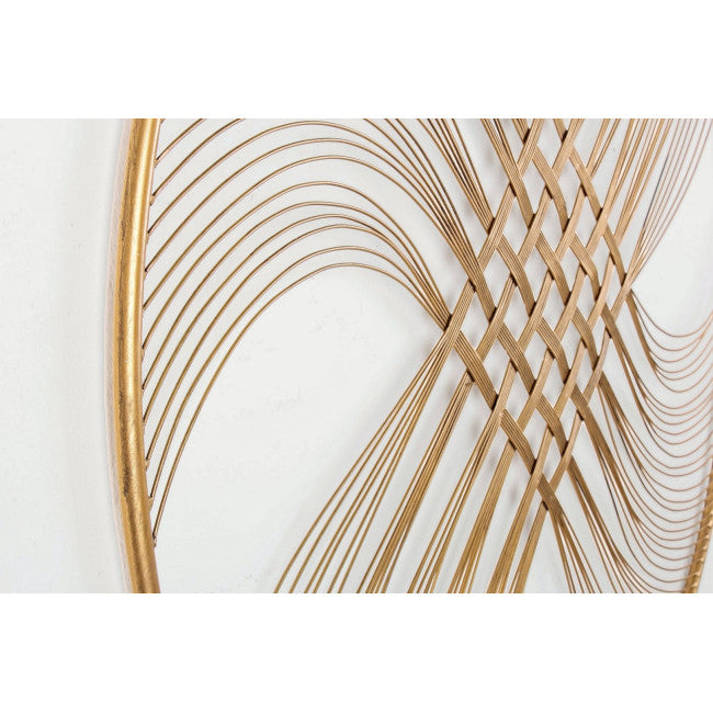 DECORAZIONE PARETE ZAIRA ORO D90