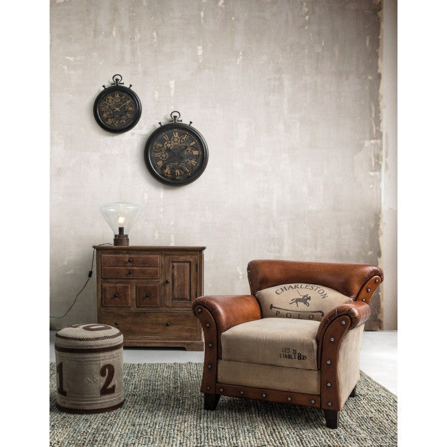 OROLOGIO PARETE ENGRENAGE NERO D40