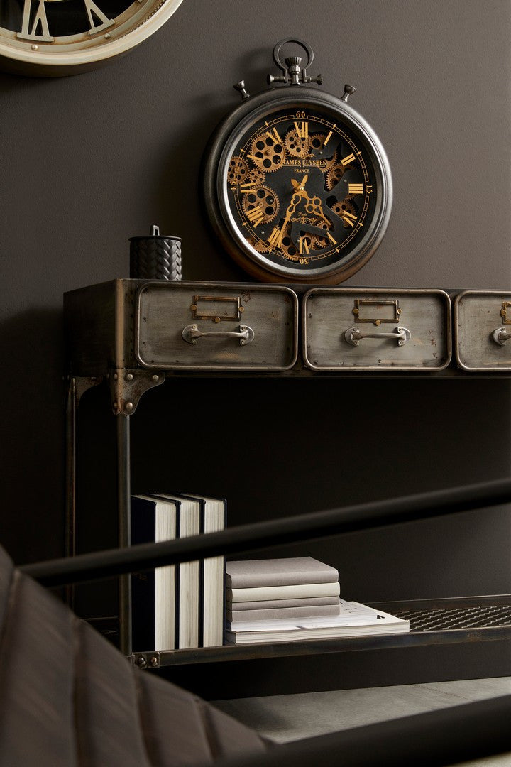 OROLOGIO PARETE ENGRENAGE NERO D40