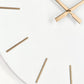 OROLOGIO PARETE TIMELINE BIANCO D60