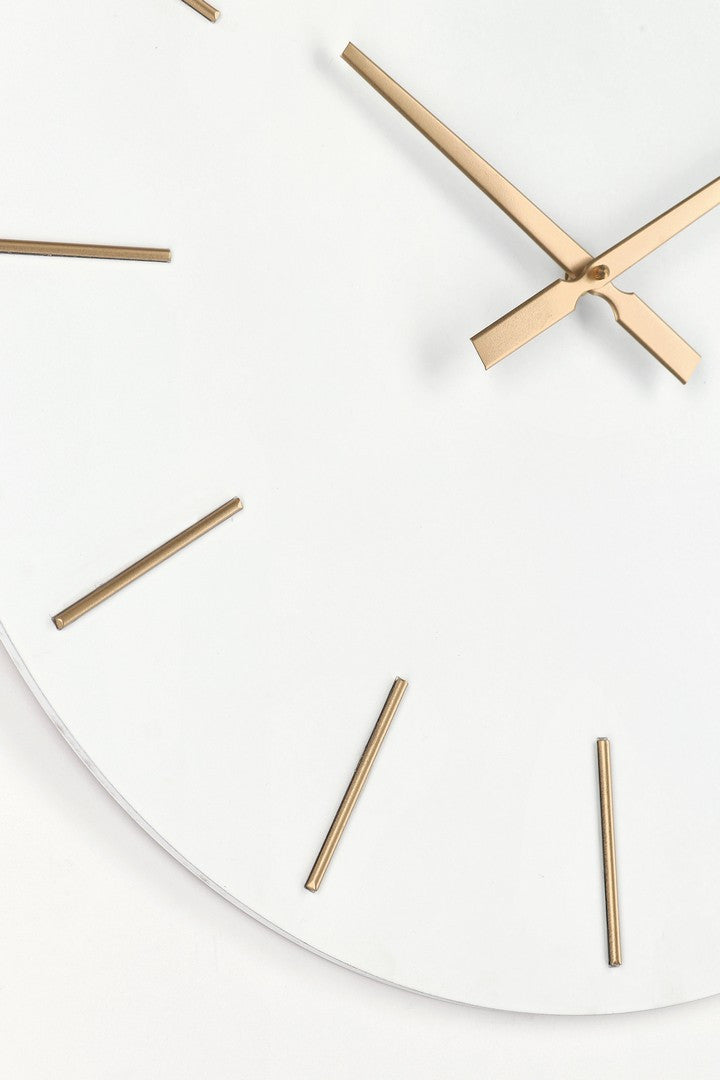 OROLOGIO PARETE TIMELINE BIANCO D60