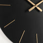 OROLOGIO PARETE TIMELINE NERO D60