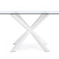 TAVOLO MAY RETT GAMBA BIANCO 160X90