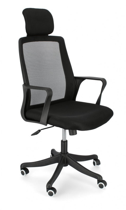 SEDIA UFF. C-BR LAURENT NERO