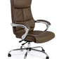 POLTRONA UFF.C-BR LISBONA MARRONE RECLIN