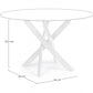 BASE TAVOLO GEORGE BIANCO D120