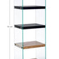 LIBRERIA 5P LINE WOOD NERO