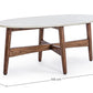 TAVOLINO ALBANY OVALE 105X55