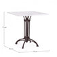 TAVOLO LOREN 70X70