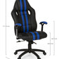 POLTRONA UFFICIO C-BR SPIDER BLU