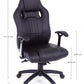 POLTRONA UFFICIO C-BR SPIDER NERO