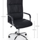 POLTRONA UFF C-BR QUEENSLAND NERO