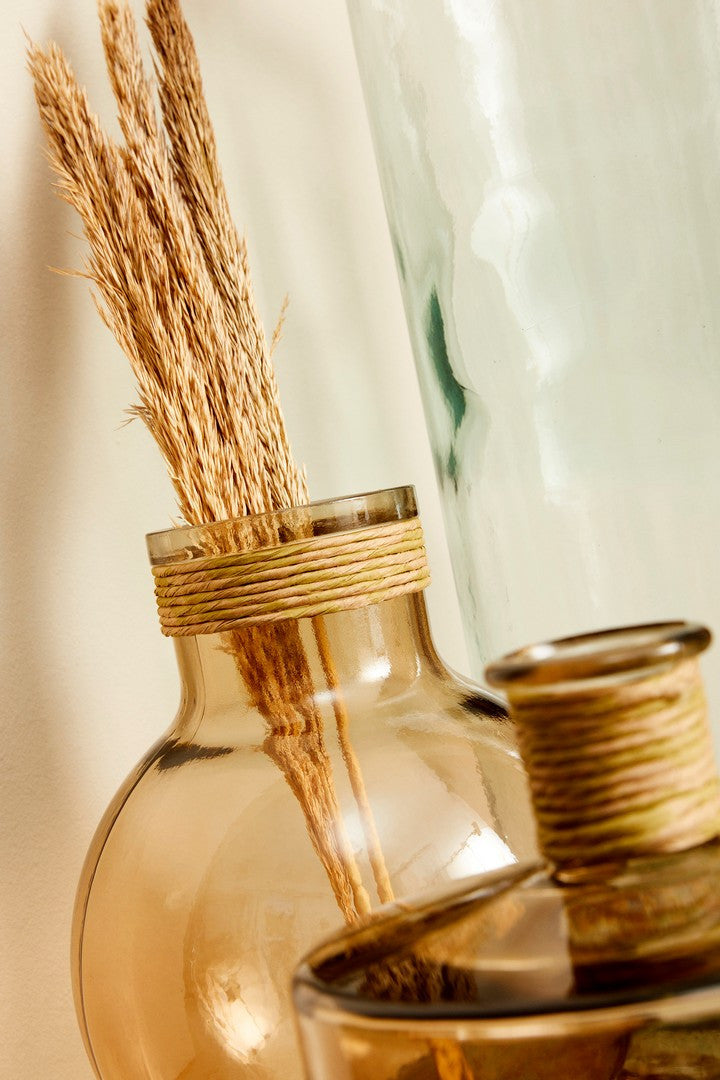 VASO VT ROTANG ROSA ANTICO H34,5