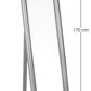 SPECCHIO ST SANZIO C-C ARGENTO 40X170