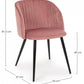 SEDIA QUEEN VELVET BLUSH