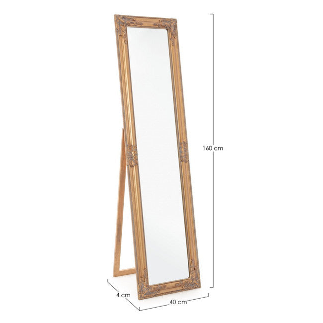 SPECCHIO ST MIRO C-C ORO 40X160