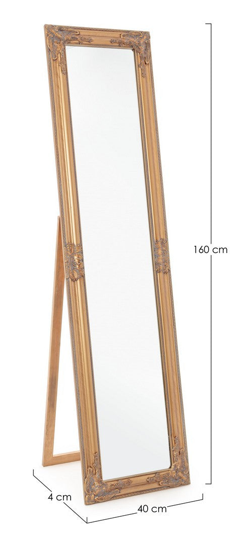 SPECCHIO ST MIRO C-C ORO 40X160
