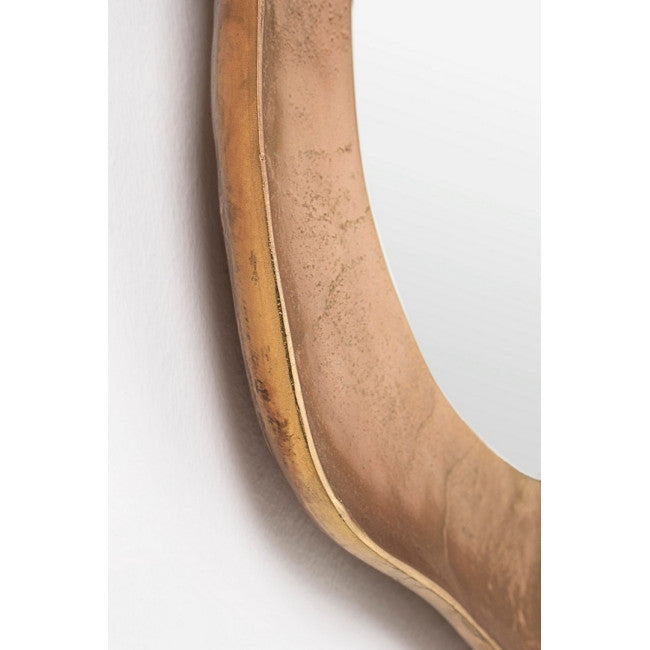 SPECCHIO C-C ASMITA BRASS 43X40