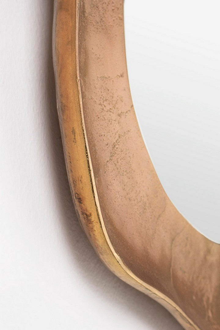 SPECCHIO C-C ASMITA BRASS 43X40