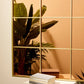 SPECCHIO C-C WINDOW PLANET ORO-BR 90X90
