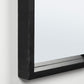 SPECCHIO C-C TIZIANO RETT NERO 32X122