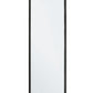 SPECCHIO ST C-C TIZIANO RETT NERO 40X170