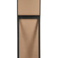 SPECCHIO ST C-C TIZIANO RETT NERO 40X170