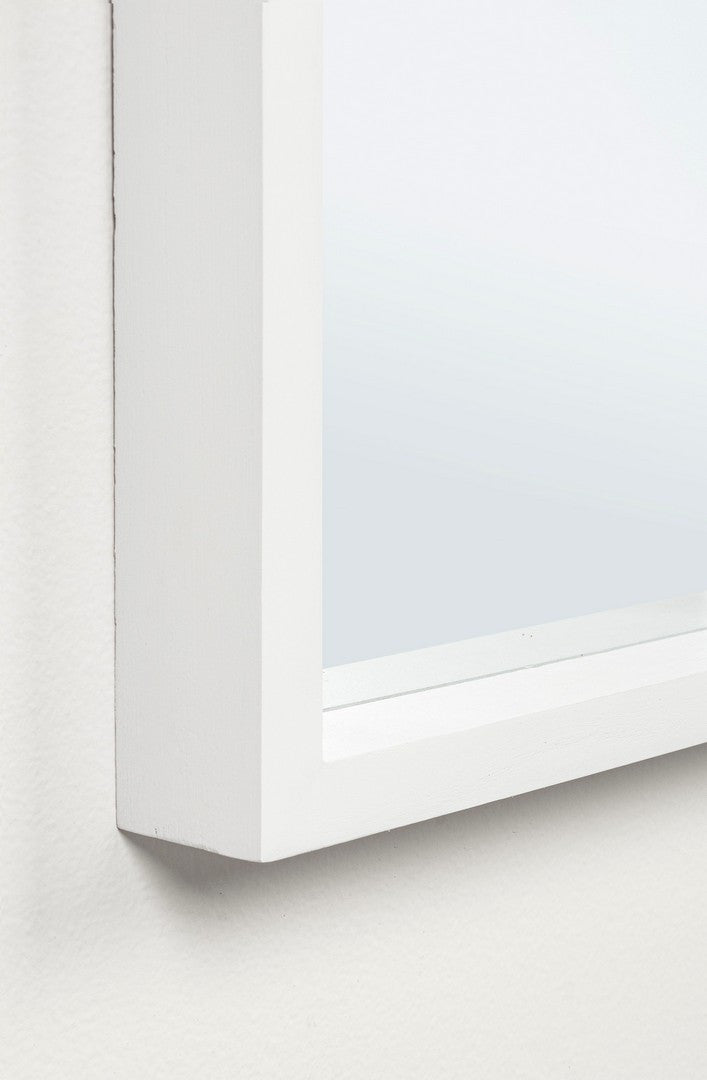 SPECCHIO C-C TIZIANO RETT BIANCO 32X122