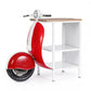 CONSOLLE BAR VESPA ROSSO