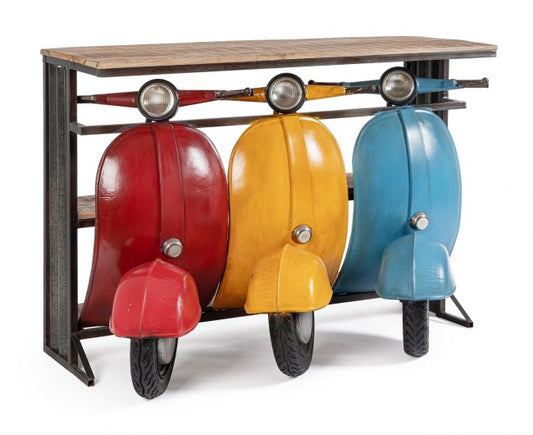 CONSOLLE BAR TRIS VESPA COLOR