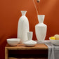 VASO STRIPED BIANCO H47