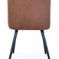 SEDIA QUEEN VELVET RUGGINE