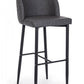 SGABELLO BAR CHRIS PU GRIGIO SCURO