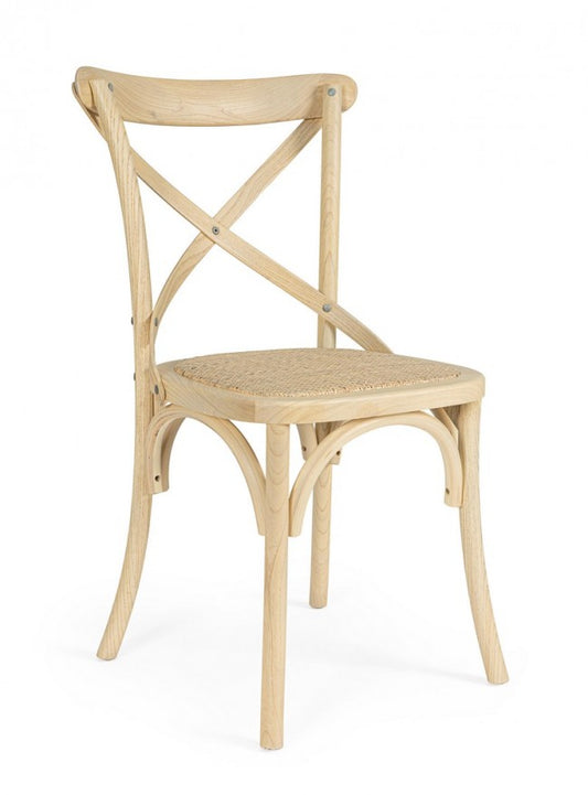 SEDIA CROSS NATURALE