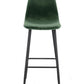 SGABELLO BAR IRELIA VELLUTO VERDE SCURO