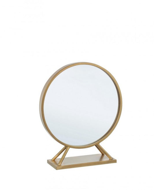 SPECCHIO MARILYN STAND ORO H50