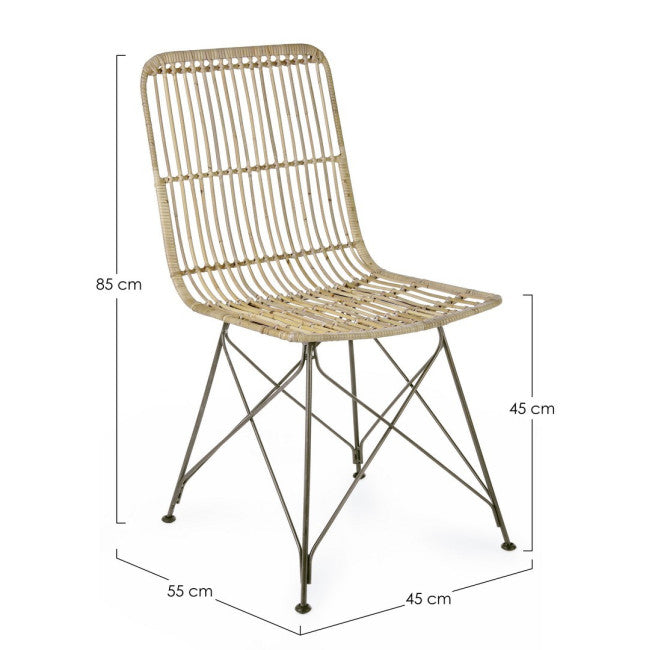 SEDIA LUCILA KUBU NATURAL