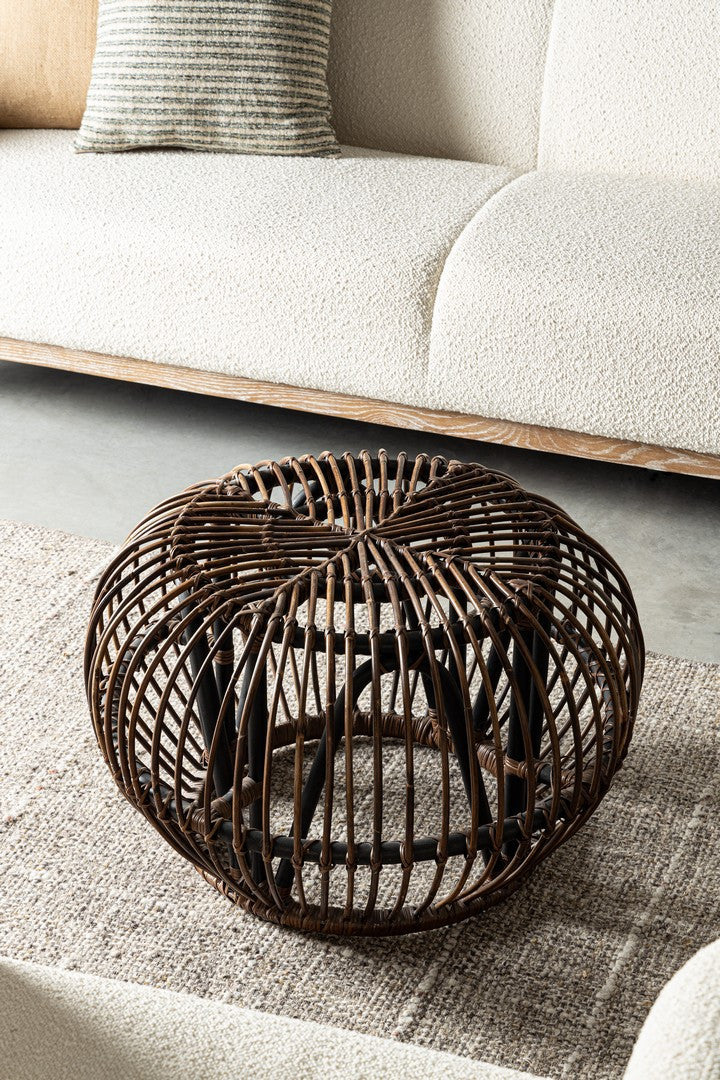 TAVOLINO-POUF DORADAL CROCO