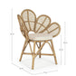SEDIA C-BR C-C FLORES NATURALE